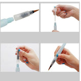 Maxbell 3 Pieces/Set Water Brush Pens Assorted Tips