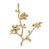 Maxbell 10 Pieces Flower Branch Buttons Flatback Embellishments for Crafts