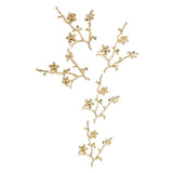 Maxbell 10 Pieces Flower Branch Buttons Flatback Embellishments for Crafts