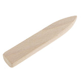 Maxbell 16 Pieces Leathercraft Edge Skiving Beveler with Wood Burnisher Wool Daubers