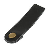Maxbell 5 Sets Rounded Corner Leather Buckles Purse Hasp DIY Accessories Black