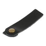 Maxbell 5 Sets Rounded Corner Leather Buckles Purse Hasp DIY Accessories Black