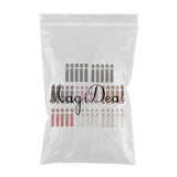 Maxbell 5 Sets Rounded Corner Leather Buckles Purse Hasp DIY Accessories Black