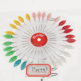 Max 30pcs Multicolor Hijab Scarf Pins Safety Pins Tailor Sewing Pins Leaf