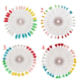 Max 30pcs Multicolor Hijab Scarf Pins Safety Pins Tailor Sewing Pins Leaf