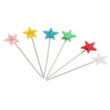 Max 30pcs Multicolor Hijab Scarf Pins Safety Pins Tailor Sewing Pins Star
