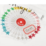 Max 30pcs Multicolor Hijab Scarf Pins Safety Pins Tailor Sewing Pins Star
