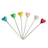 Max 30pcs Multicolor Hijab Scarf Pins Safety Pins Tailor Sewing Pins Heart