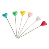 Max 30pcs Multicolor Hijab Scarf Pins Safety Pins Tailor Sewing Pins Heart