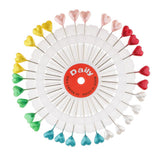 Max 30pcs Multicolor Hijab Scarf Pins Safety Pins Tailor Sewing Pins Heart