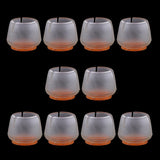 Max 10 Pieces Chair Leg Caps Silicone Table Covers Pads Round Base 37-42mm