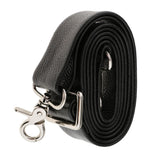 Black Mens Leather Crossbody Replacement Bag Accessories Handle Strap 150cm