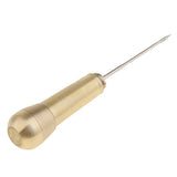 Maxbell Copper Handle with 3 Needles Sewing Awl Hand Stitcher Shoe Repair Tool Canvas Leather DIY