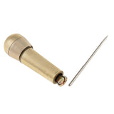 Maxbell Copper Handle with 3 Needles Sewing Awl Hand Stitcher Shoe Repair Tool Canvas Leather DIY