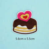 Maxbell 13 Pieces Embroidered Sew Iron on Applique Patch Rainbow Heart Lipstick Patches