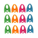 Maxbell 24 Pieces Multicolor Silicone Bobbins Holder Clamps Clips Sewing Machine Accessories