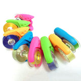 Maxbell 24 Pieces Multicolor Silicone Bobbins Holder Clamps Clips Sewing Machine Accessories