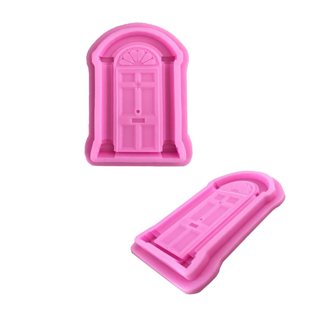 Maxbell  Silicone Door Mould Fondant Cake Decorating Chocolate Sugarcraft Baking Tool