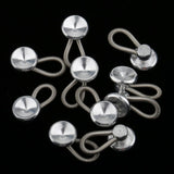 Maxbell 10 Pieces Metal Collar Extender Jeans Shirt Dress Collar Waistband Expander Wonder Buttons