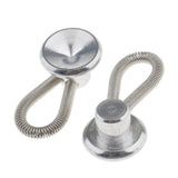 Maxbell 10 Pieces Metal Collar Extender Jeans Shirt Dress Collar Waistband Expander Wonder Buttons