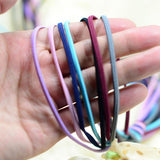Maxbell 7 Pieces Candy Color Hair Holders High Elastic Rubber Bands for Hair Accessories