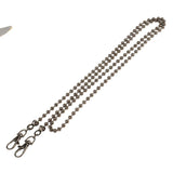 Maxbell Crossbody Bag Shoulder Bag Handbag Bead Chain Strap Replacement Gun Black