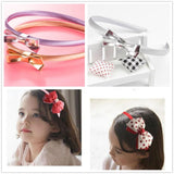 8 Pieces Fabric Plastic Hair Band Hair Hoop Headband Headwear for DIY Kids Hair Bow Hair Accessories