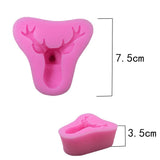Maxbell  3D Silicone Stag Christmas Deer Elk Fondant Cake Chocolate Mould Mold Tool