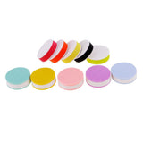 Maxbell 10 Piece Multicolor Round Rubber Stamp Carving Block for Scrapbooking DIY Rubber Stamp Craft 25mm