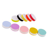 Maxbell 10 Piece Multicolor Round Rubber Stamp Carving Block for Scrapbooking DIY Rubber Stamp Craft 25mm