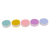 Maxbell 10 Piece Multicolor Round Rubber Stamp Carving Block for Scrapbooking DIY Rubber Stamp Craft 25mm