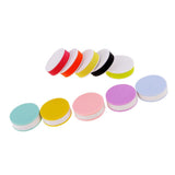 Maxbell 10 Piece Multicolor Round Rubber Stamp Carving Block for Scrapbooking DIY Rubber Stamp Craft 25mm