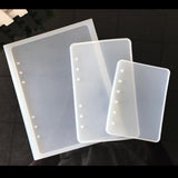 Maxbell DIY Notebook Silicone Molds ,Paper Core ,Crossed Buckle for Making Craft A5