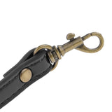 Adjustable PU Leather Crossbody Bag Shoulder Bag Strap Handle 1.2cm Black