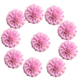 10 Pieces Chrysanthemum Artificial Silk Flower Heads Wedding Decor DIY Craft pinkish-purple