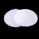 Maxbell 24 Sets Self Adhesive Hook and Loop Stick On Coins Discs Dots White 19mm