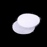Maxbell 24 Sets Self Adhesive Hook and Loop Stick On Coins Discs Dots White 19mm