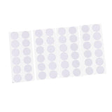 Maxbell 24 Sets Self Adhesive Hook and Loop Stick On Coins Discs Dots White 19mm