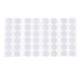 Maxbell 24 Sets Self Adhesive Hook and Loop Stick On Coins Discs Dots White 19mm