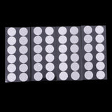 Maxbell 24 Sets Self Adhesive Hook and Loop Stick On Coins Discs Dots White 19mm
