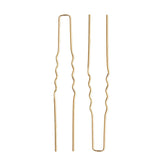 50 Pieces Gold U-shaped Bobby Pins Hair Clips Hairpin Barrette Hair Styling Tools Accessories