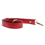 Adjustable Genuine Leather Shoulder Bag Strap Handle Replacement Wine red