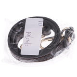 1x55cm DIY Replacement Genuine Leather Bag Shoulder Strap Handle dark coffee