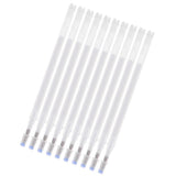Maxbell 10pcs High Temperature Disappearing Pen Heat Erase Pens Sewing Tools White