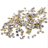 Maxbell 1440 Pieces Sharp Bottom Glitter Rhinestones Decorations white 80g