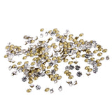 Maxbell 1440 Pieces Sharp Bottom Glitter Rhinestones Decorations white 80g