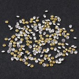 Maxbell 1440 Pieces Sharp Bottom Glitter Rhinestones Decorations white 80g