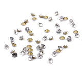 Maxbell 1440 Pieces Sharp Bottom Glitter Rhinestones Decorations white 125g