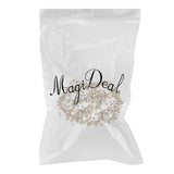 Maxbell 1440 Pieces Sharp Bottom Glitter Rhinestones Decorations AB 90g