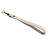Max Replacement Genuine Leather Wrist Strap Clutch Wristlet Purse Strap beige